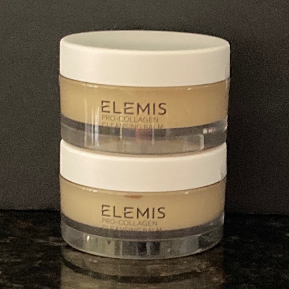 ELEMIS Set of 2 1.7 oz. Pro-Collagen Cleansing Balm/Exp. 2027/NEW/$144 VALUE!!!